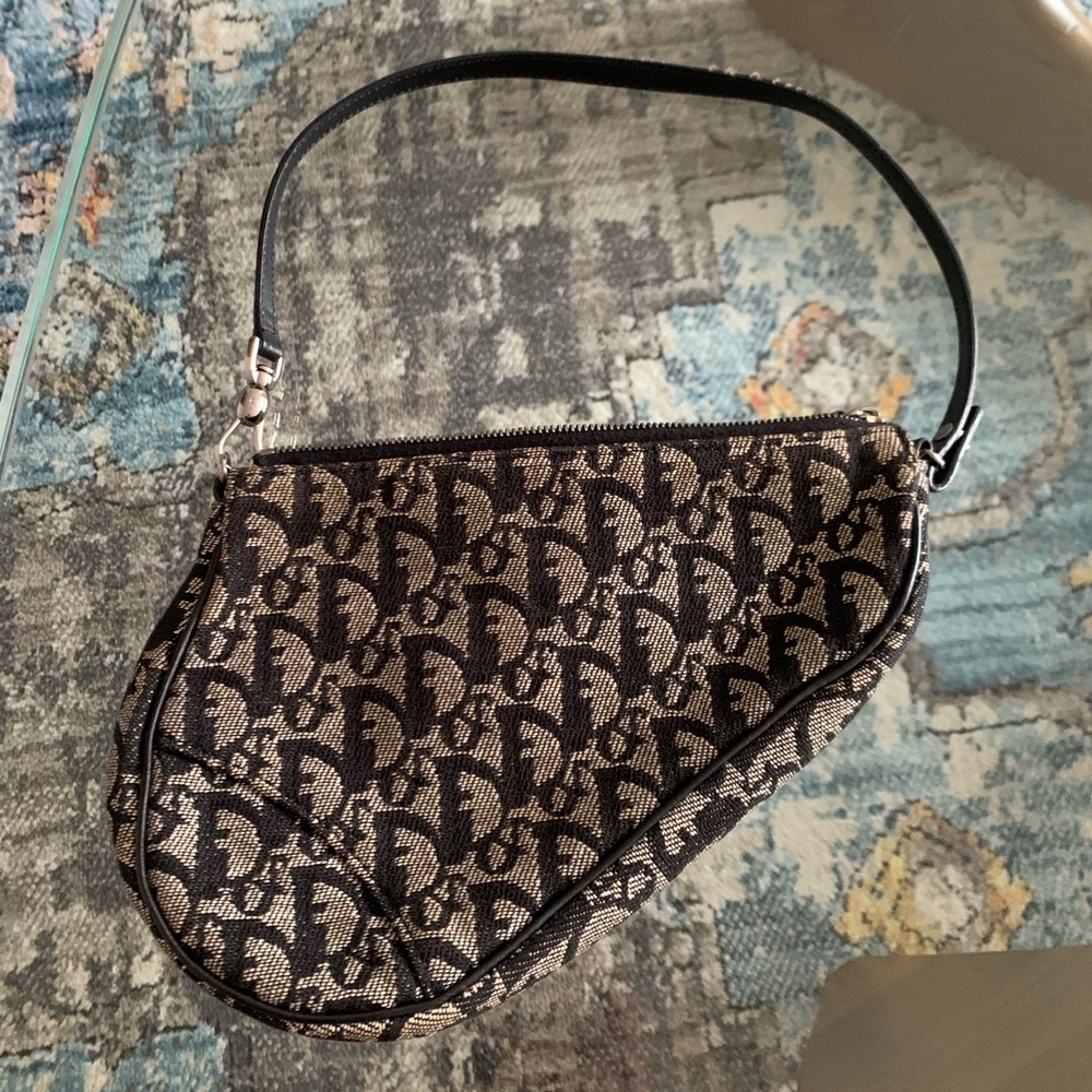 Christian Dior mini saddle bag